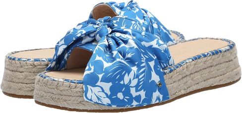 Kate Spade New York Women's Lucie Tropical Foliage Espadrille Slide Sandal in Saudi Arabia
