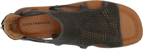 Lucky Brand Women's BARTEGA Flat Sandal, Nine Iron, 7.5 in Saudi Arabia