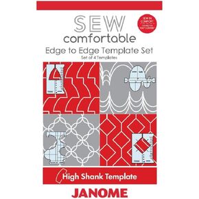 Janome Edge to Edge Template Ruler Set for High Shank Machines