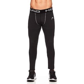 HEAD Men's Flex Compression Pants - Running & Workout Activewear Tights