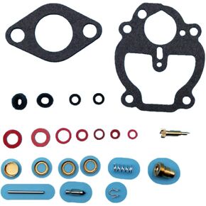 Carb Carburetor Rebuild Repair Kit Compatible with Allis Chalmers B C CA D10 D12 WD45 WF 190 190XT S906 S1203 8561 8627 8691 8781 8808 8928 8979 9167 9635 9636 9667 9705 9706 9707 9725 Z275