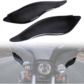Motorcycle Adjustable Air Deflector Fairing Side Wings Windshield Adjustable Wind Deflectors Fairing Side Shield for Harley Davidson Electra Glide Street Glide Trike 2014-2022 Accessories