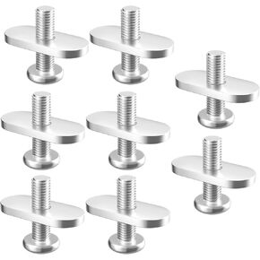 مسامير تثبيت مسار كاياك للسكك الحديدية، ومسامير مسار كاياك، وصواميل مسار كاياك، وصواميل تثبيت مسار كاياك من الفولاذ المقاوم للصدأ 304، ومسامير ملحقات تثبيت مسار كاياك - 8 عبوات in Kuwait