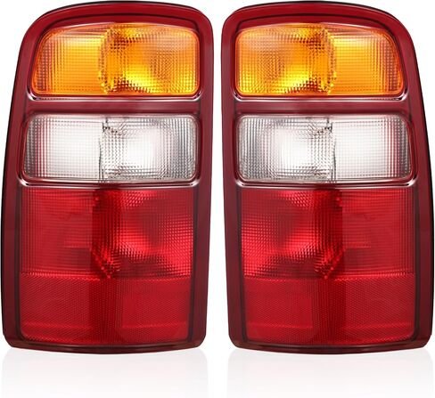 Boine Tail Light Compatible With 2000 2001 2002 2003 2004 2005 2006 Chevy Tahoe Suburban 1500 2500 GMC Yukon Driver and Passenger Side Rear Light Brake Lamps (OE-Black Edge Clear Lens) in Saudi Arabia