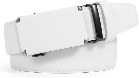 حزام سقاطة رجالي من XZQTIVE للفستان مكون من قطعتين حزام جلدي منزلق مع إبزيم نقر تلقائي in Kuwait