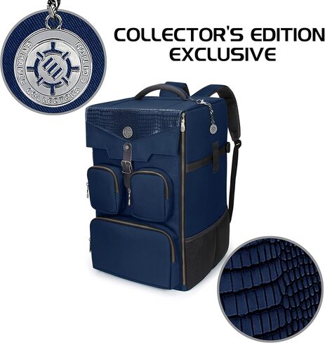 حقيبة ظهر ENHANCE لألعاب الطاولة (أزرق تنين) + أربطة ألعاب لوحية - حزمة in Kuwait