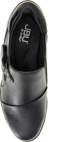 JBU Womens Grace Athletic Sandals Casual Low Heel 1-2" - Black in Kuwait