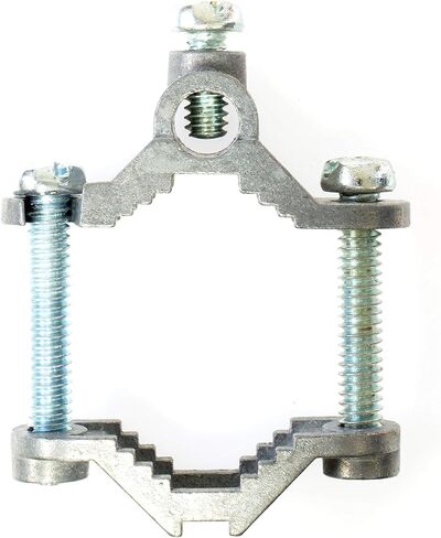 THE CIMPLE CO 1 بوصة، 4 عبوات - مشابك قضبان أرضية كهربائية - دفن مباشر - للأنابيب والهوائي - 1 بوصة، 4 قطع in Kuwait