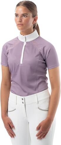 Equinavia Ingrid Womens Equestrian Short Sleeved Show Shirt with Cooling Mesh in Kuwait