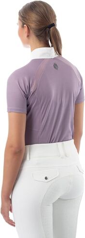 Equinavia Ingrid Womens Equestrian Short Sleeved Show Shirt with Cooling Mesh in Kuwait