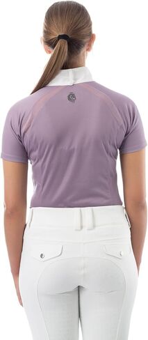 Equinavia Ingrid Womens Equestrian Short Sleeved Show Shirt with Cooling Mesh in Kuwait