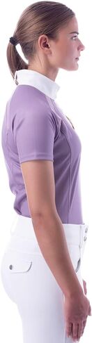 Equinavia Ingrid Womens Equestrian Short Sleeved Show Shirt with Cooling Mesh in Kuwait