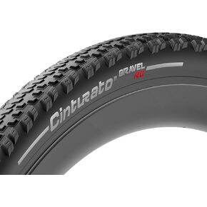 Pirelli Cinturato Gravel RC Bike Tire, Gravel Racing, Tubeless Ready Clincher TLR, Speed & Grip, Advanced Puncture Protect, (1) Tire/Black or Tan Sidewall/700c Sizes