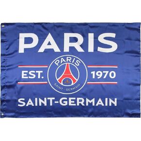 PSG Paris Saint Germain Flag Banner 3x5 feet Soccer Durable Indoor or Outdoor Football Soccer 2Grommets