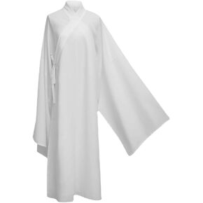 بيجامة صينية قديمة طويلة Seeve Hanfu قميص نوم داخلي أبيض in Kuwait