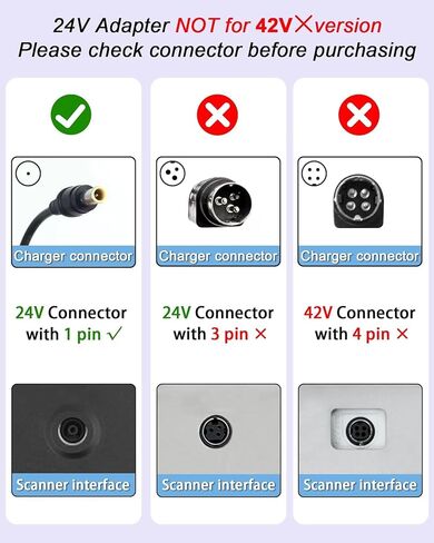 مصدر طاقة 24 فولت متوافق مع Epson Perfection V500 V550 V600 V700 B11B178011 V750 V800 V850 PRO 1650 2480 2580 3170 3490 3590 4180 4490 J221 J252 J252A 640U 1240U P60 0 DS-510 GT-S50 in Kuwait