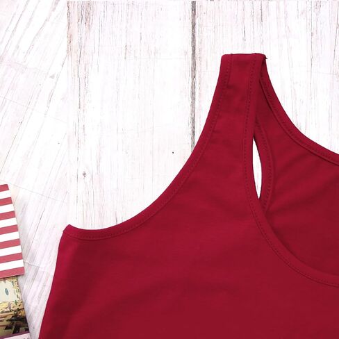 CM C&M WODRO American Racerback Tank Tops Women Funny Letter Print Patriotic Cami Shirt 4th of July Sleeveless Shirt in Saudi Arabia
