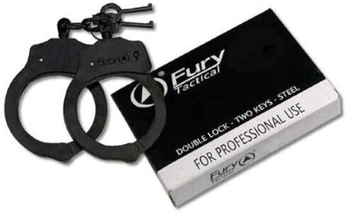 أصفاد فيوري التكتيكية 9000035 بقفل مزدوج باللون الأسود in Kuwait