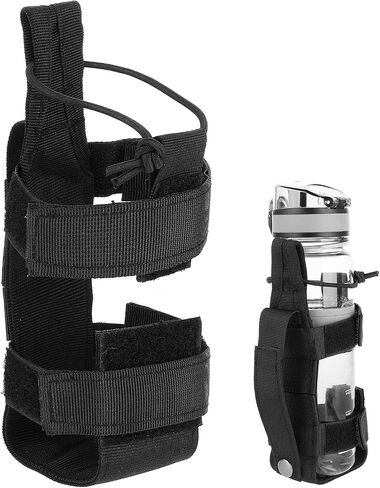 1 PCS Molle Bottle Holder Tactical Portable Belt Bottle Holder Pouch Adjust Water Bottle Carrier Backpack Water Bottle Holder for Hunting Walking Running Traveling in Saudi Arabia