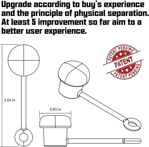 غطاء من القش قابل للتعديل لجميع العلامات التجارية من ستانلي، سيمبل مودرن، يتي، أوالا، قارورة مائية، تقليل، مارس، ميوكي، ماكس بيس، بيست، هيدرابيك وما إلى ذلك، القطر 6 مم - 10 مم، خالي من مادة BPA، آمن للاستخدام في غسالة الأطباق in Kuwait
