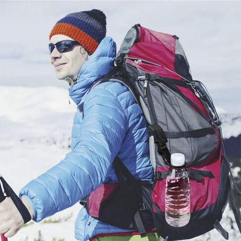 3 قطع زجاجة معلقة مشبك مشبك في الهواء الطلق المحمولة زجاجة مياه حلقة حامل زجاجة مياه معدنية كليب لحقيبة الظهر حزام حزام في الهواء الطلق التخييم المشي لمسافات طويلة تسلق الجبال السفر (أسود) in Kuwait