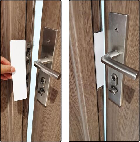 60 حزمة من الأشرطة المغناطيسية للإغلاق للمدرسة والمكاتب العامة ومنطقة الأعمال العامة ومغناطيس الإغلاق السريع أقوى مغناطيس للإغلاق بسمك 0.8 مم (أبيض، لون نقي) in Kuwait