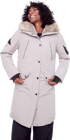 جاكت شتوي Alpine North نسائي من نباتي داون طويل Parka in Kuwait