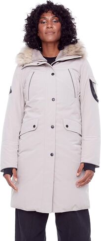 جاكت شتوي Alpine North نسائي من نباتي داون طويل Parka in Kuwait