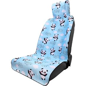 YR غطاء مقعد سيارة مقاوم للماء ومقاوم للبقع، أغطية مقاعد سيارة من النيوبرين غير قابلة للانزلاق لسيارة السيدان، سيارات الدفع الرباعي، الشاحنة، حامي المقعد الأمامي، حماية مقاعدك الجلدية والقماش (الفهد) in Kuwait