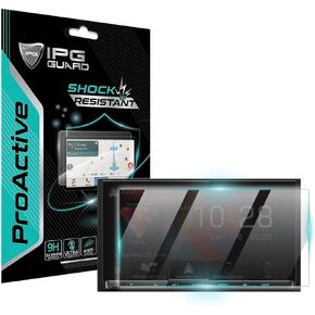 IPG ProActive for Kenwood DMX9708S -DDX9707S Digital Media Touchscreen 6.95 Inch 9H Hardness Screen Protector Smooth Glass Touch Ultra Responsive High Clarity Anti Scratch Smudge & Shock Proof Nano Technology Guard for DMX9708S
