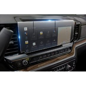 Tempered Glass Screen Protector Compatible With 2023 2024 GMC Sierra 1500 13.4 Inch Touchscreen,Anti-Explosion & Scratch,HD Clear,Premium Navigation Accessories