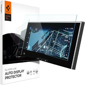 Spigen Tempered Glass Screen Protector [GlasTR Slim] designed for Toyota bZ4X (2023/2024), Subaru Solterra (2023) 12.3 inch - Crystal Clear