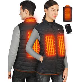 IHeat Heated Vest for Men and Women,Lightweight Rechargeable Electric Heating Vest with 14400mAh Battery Pack