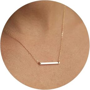 Ldurian Layered Necklaces for Women - 14K Dainty Gold Plated Layering Chokers Necklaces Set Multilayer Delicate Necklace Trendy Adjustable Long Layered Necklaces for Women