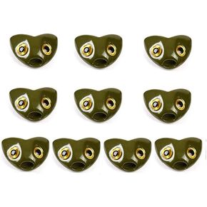 Pack of 10 Fast Sinking Fish Helmet Head Beads Fly Tying Materials DIY F2