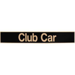 Golf Cart Replacement Name Plate, Suitable for Club Car DS & Carryall Golf Cart, Stricker Replace OEM#: 1014198