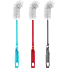 16 inch Long All-Round Bottle Cleaner Brush for Baby, Beer or Wine Bottles, Wine Glasses, Travel Mugs, Stanley Cups, and Camp Mugs. Konex Long Bottle Brush (3 Pack)