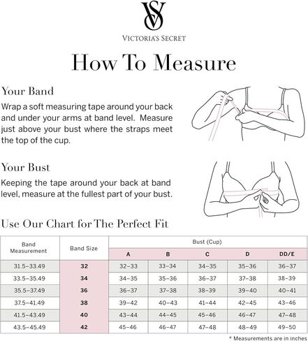 Victoria's Secret Very Sexy Push Up Bra, Adds 1 Cup, Shine Strap, Bras for Women (32A-38DD) in Saudi Arabia