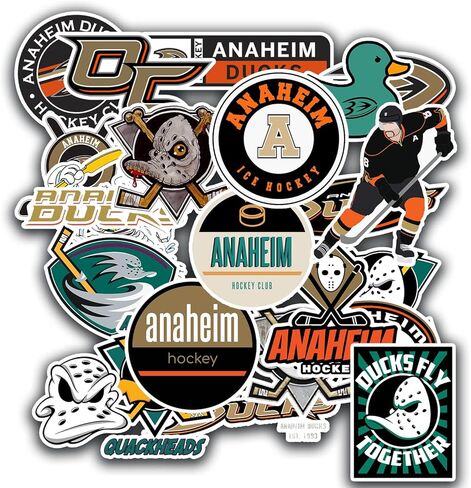 23 PCS American Hockey Stickers for Water Bottle, Laptop, Bicycle, Computer, Motorcycle, Travel Case, Car Decal Decoration Sticker 2-2.5 inches in Kuwait