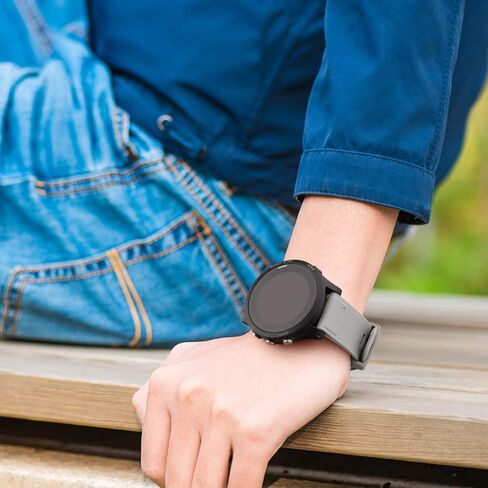 Meliya Compatible with Fenix 6 Watch Band, Soft Silicone Sport Replacement Strap for Fenix 6/Fenix 6 Pro/Fenix 5/Fenix 5 Plus/Forerunner 935/Forerunner 945/Approach S60/Quatix 5 Smart Watch in Saudi Arabia