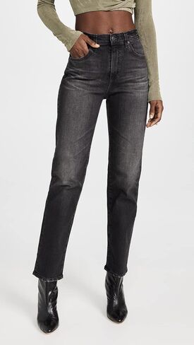 AG Adriano Goldschmied Women's Saige Straight Jeans in Saudi Arabia