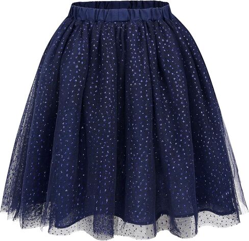 Bonny Billy Girls Classic Layers Tulle Tutu Sparkling Skirt in Kuwait