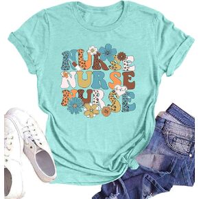 Nurse Shirt for Women Nursing School Tshirt Inspiration Nurses Gift Tees Casual Nurses Blouse Tops