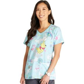 Tooniforms Women Scrubs Top V-Neck TF614