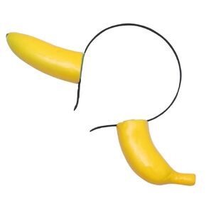 FOMIYES Carrot Headband Party Head Boppers Funny Head Boppers Realistic Headband Summer Party Headbands Banana Headdress Hair Tie Foam Headwear Hair Hoop Fruit Women's Issue Card