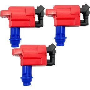 High Performance Ignition Coil 90919-02216 9091902216 UF228 UF-228 C1153 Set of 3 Compatible With Lexus GS300 IS300 SC300 Toyota Supra 3.0L L5 2JZ