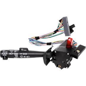 Multi-Function Combination Switch Replacement for 1995-2002 Chevy Tahoe S10 GMC C1500 K1500 Suburban Yukon, Replace 2330814 26100985 26036312, Turn Signal, Wiper, Washers, Cruise Control