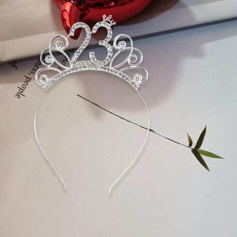 طقم تزيين عيد الميلاد 23 قطعة من الساتان ووشاح عيد الميلاد باللون الذهبي الوردي ومجموعة تاج من حجر الراين ومجموعة هدايا عيد الميلاد لوشاح عيد الميلاد الثالث والعشرين السعيد ومستلزمات حفلات التاج للنساء والفتيات in Kuwait