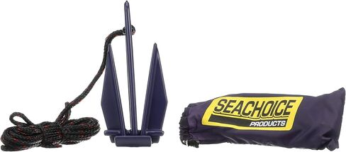 Seachoice PWC Fluke Anchor Kit, Vinyl Coated Fluke Anchor, 25 Ft. Anchor Line and Storage Bag in Saudi Arabia