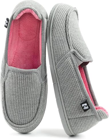 RockDove Women's Two-Tone Hoodback Slipper with Removable Insole | Indoor/Outdoor Sole, Non-Slip, Lightweight, Machine Washable, Stylish, Skin-Friendly, Breathable, Gift-Ready in Saudi Arabia